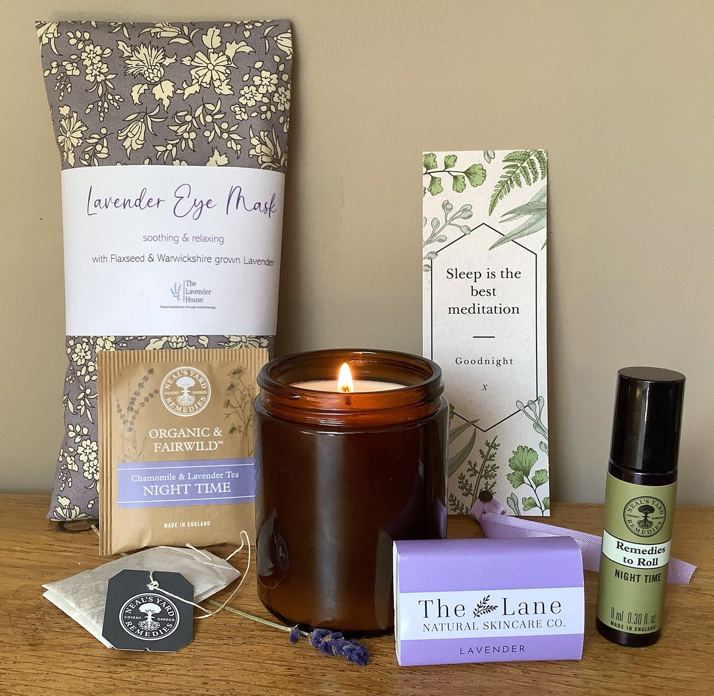 Luxury boxed organic wellbeing kit - Sleep